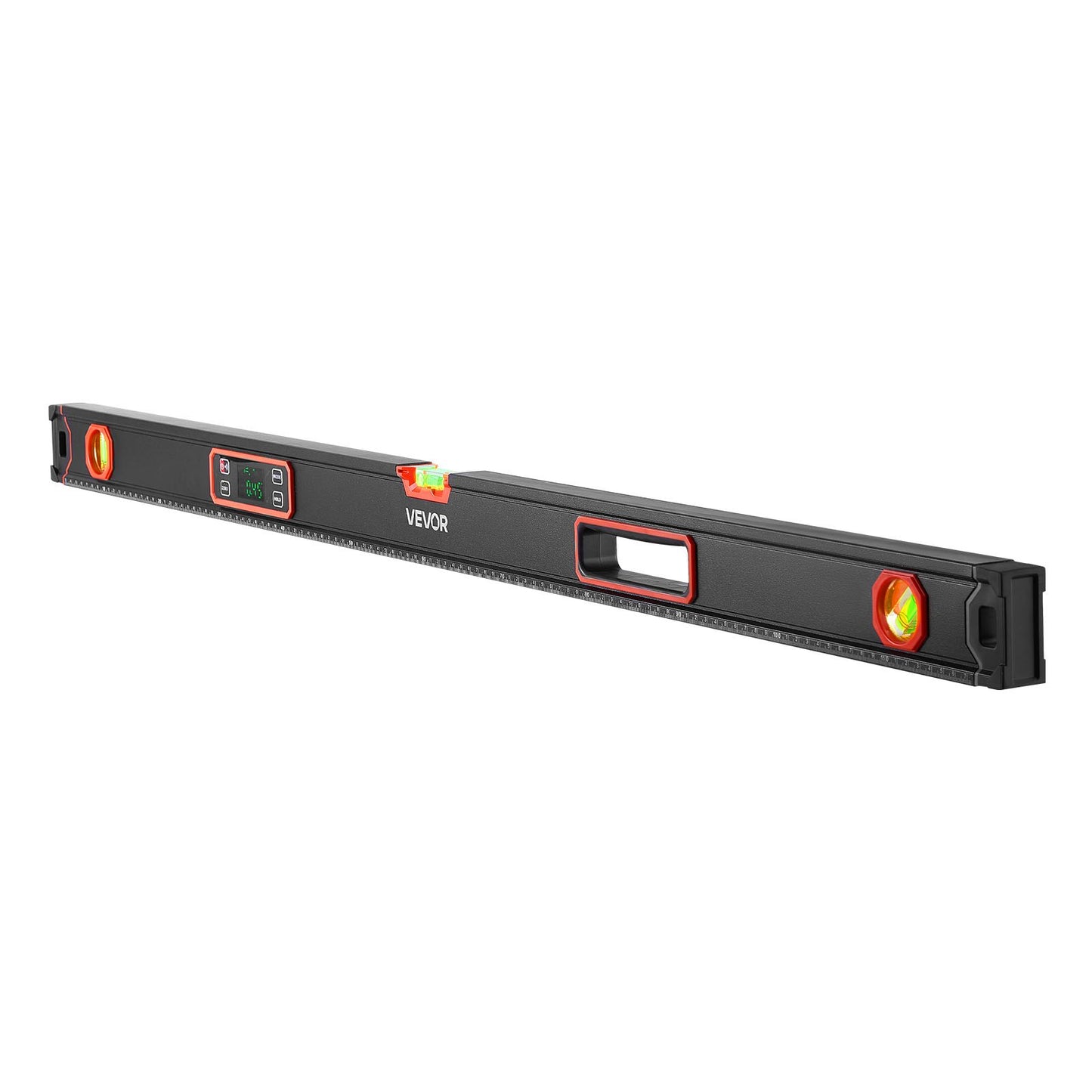 Digital Level, 1200 mm, Magnetic Electronic Level with LED Backlit Display, 360° Electronic Leveler Tool with 0°/45°/90° Bubble Vials, IP54 Rating for Construction Carpentry Home Renovation