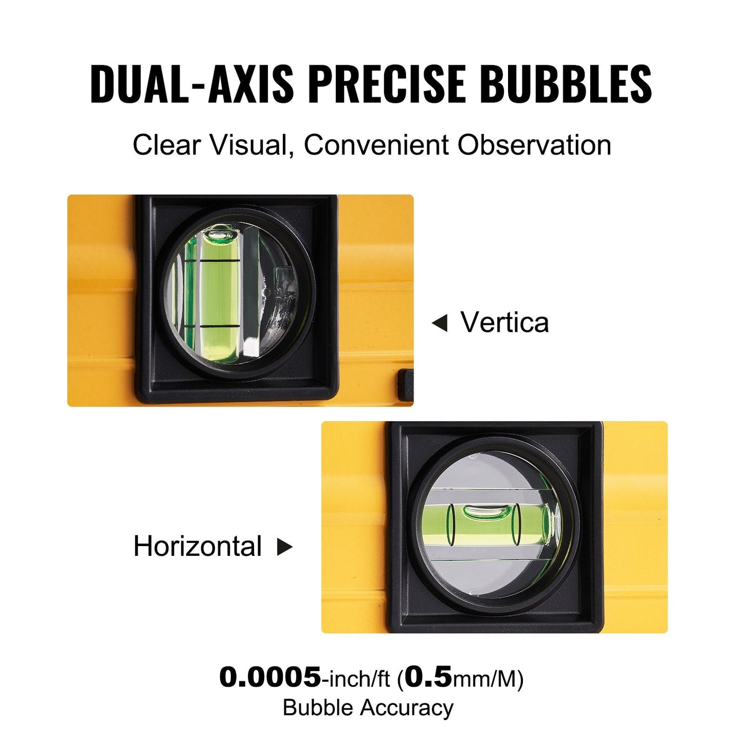 Magnetic Torpedo Level - 0.6m, LED Screen, 360° Gravity Sensor, Aluminum Tool