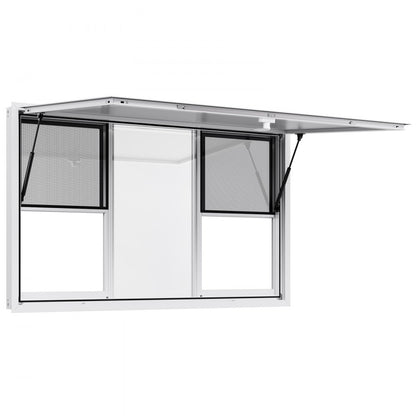 VEVOR 152x92 cm Concession Stand Serving Window Food Truck Service Awning