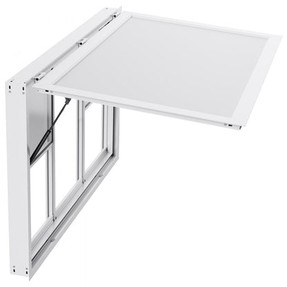 VEVOR 152x92 cm Concession Stand Serving Window Food Truck Service Awning