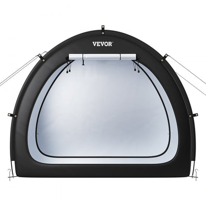 VEVOR Outdoor Bike Storage Tent Fan-Shaped Waterproof Bike Tent for 1 to 2 Bikes