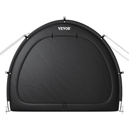 VEVOR Outdoor Bike Storage Tent Fan-Shaped Waterproof Bike Tent for 1 to 2 Bikes