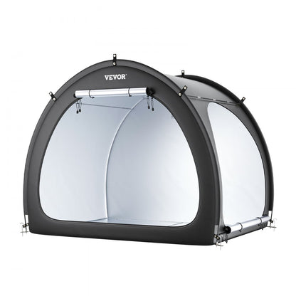 Outdoor Bike Storage Tent Fan-Shaped Dual-Door Bike Tent for 4 to 5 Bikes