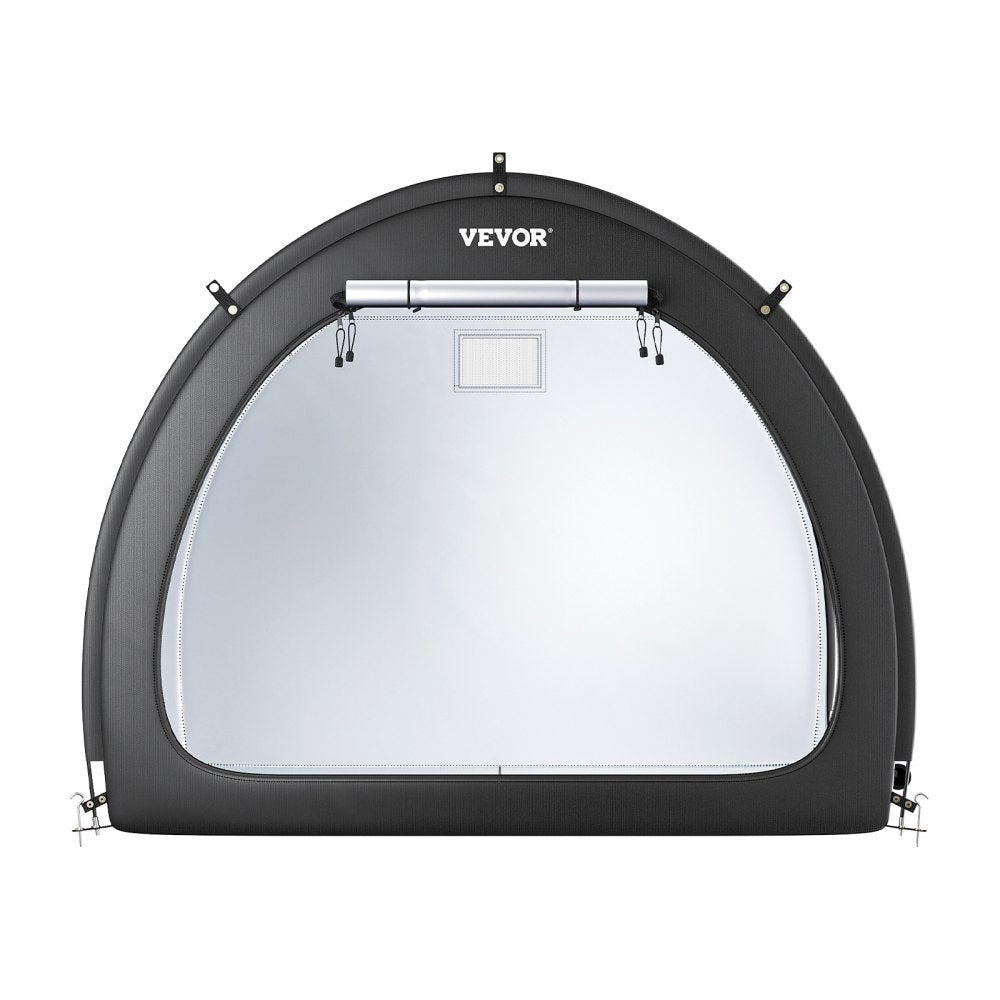 Outdoor Bike Storage Tent Fan-Shaped Dual-Door Bike Tent for 4 to 5 Bikes