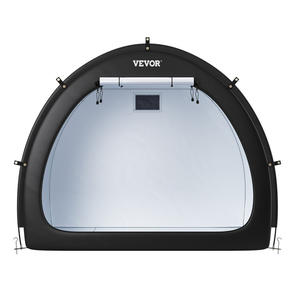 Outdoor Bike Storage Tent Fan-Shaped Waterproof Bike Tent for 4 to 5 Bikes