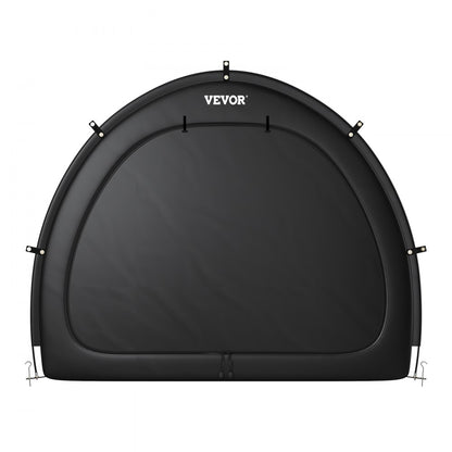 Outdoor Bike Storage Tent Fan-Shaped Waterproof Bike Tent for 4 to 5 Bikes