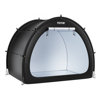 Outdoor Bike Storage Tent Fan-Shaped Waterproof Bike Tent for 4 to 5 Bikes