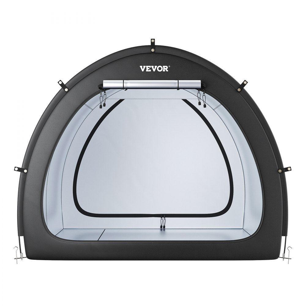 Outdoor Bike Storage Tent Fan-Shaped Waterproof Bike Tent for 5+ Bikes