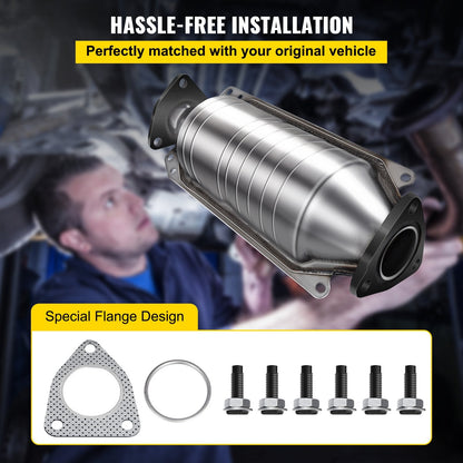 High Flow Catalytic Converter for 1998-2002 Honda Accord 2.3L, Stainless Steel