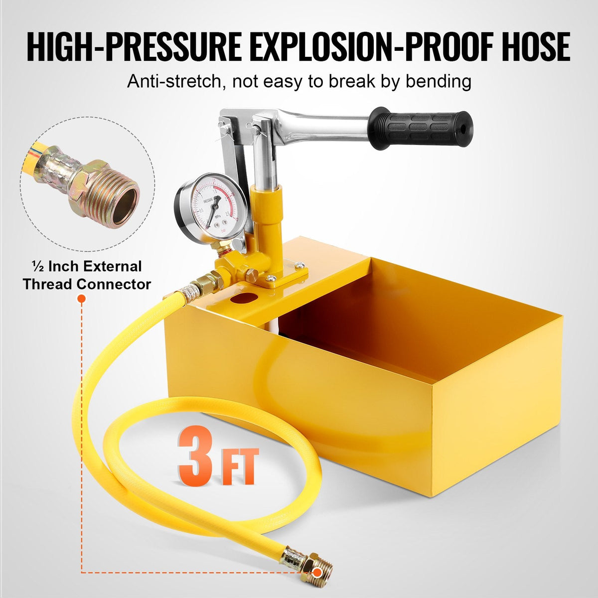 Compact five-liter hydrostatic pump is ideal for residential, commercial, industrial, and pipeline repair applications