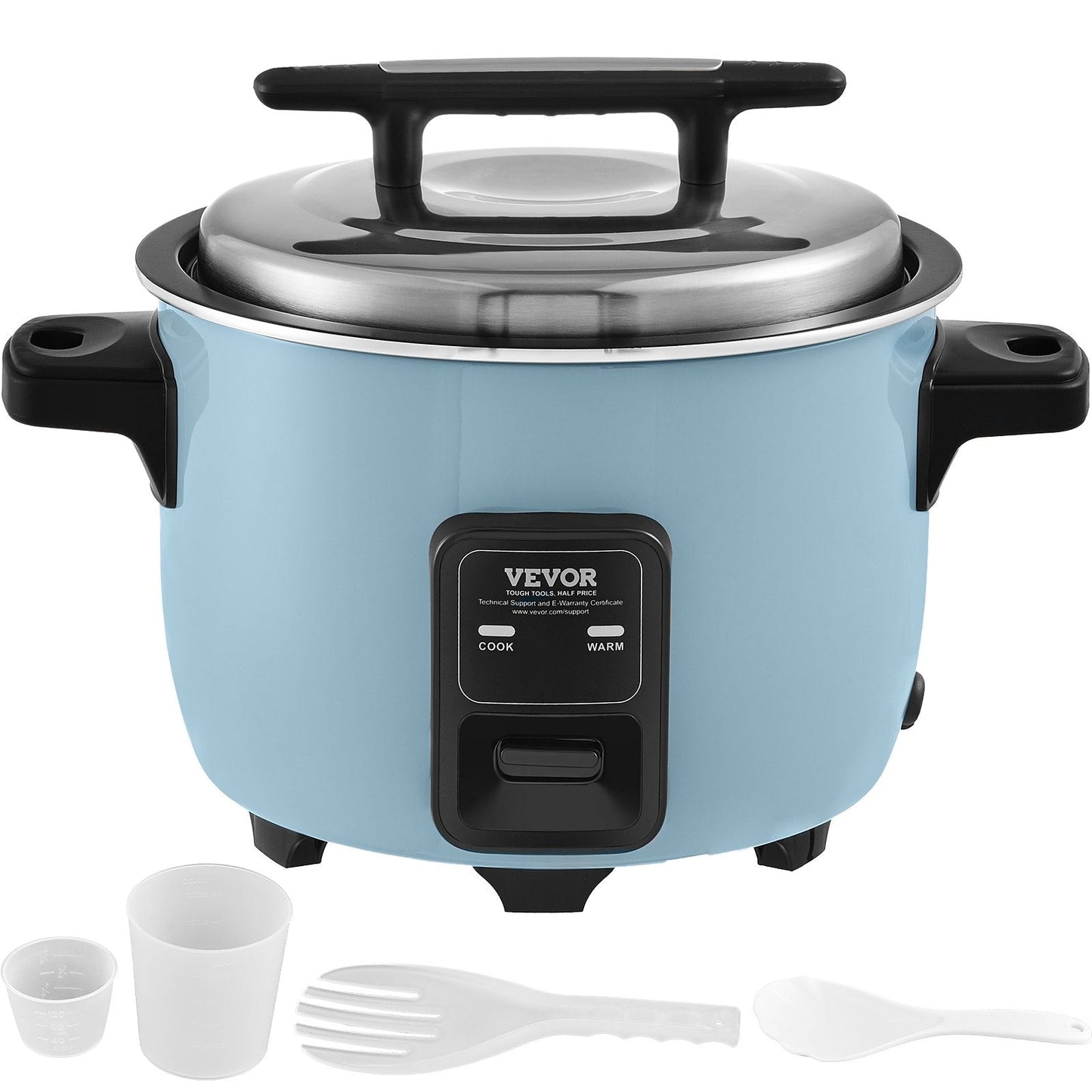 Commercial Rice Cooker 10L, Non-Stick, 24H Warm, 4.8 kg, Multi-Functional Design