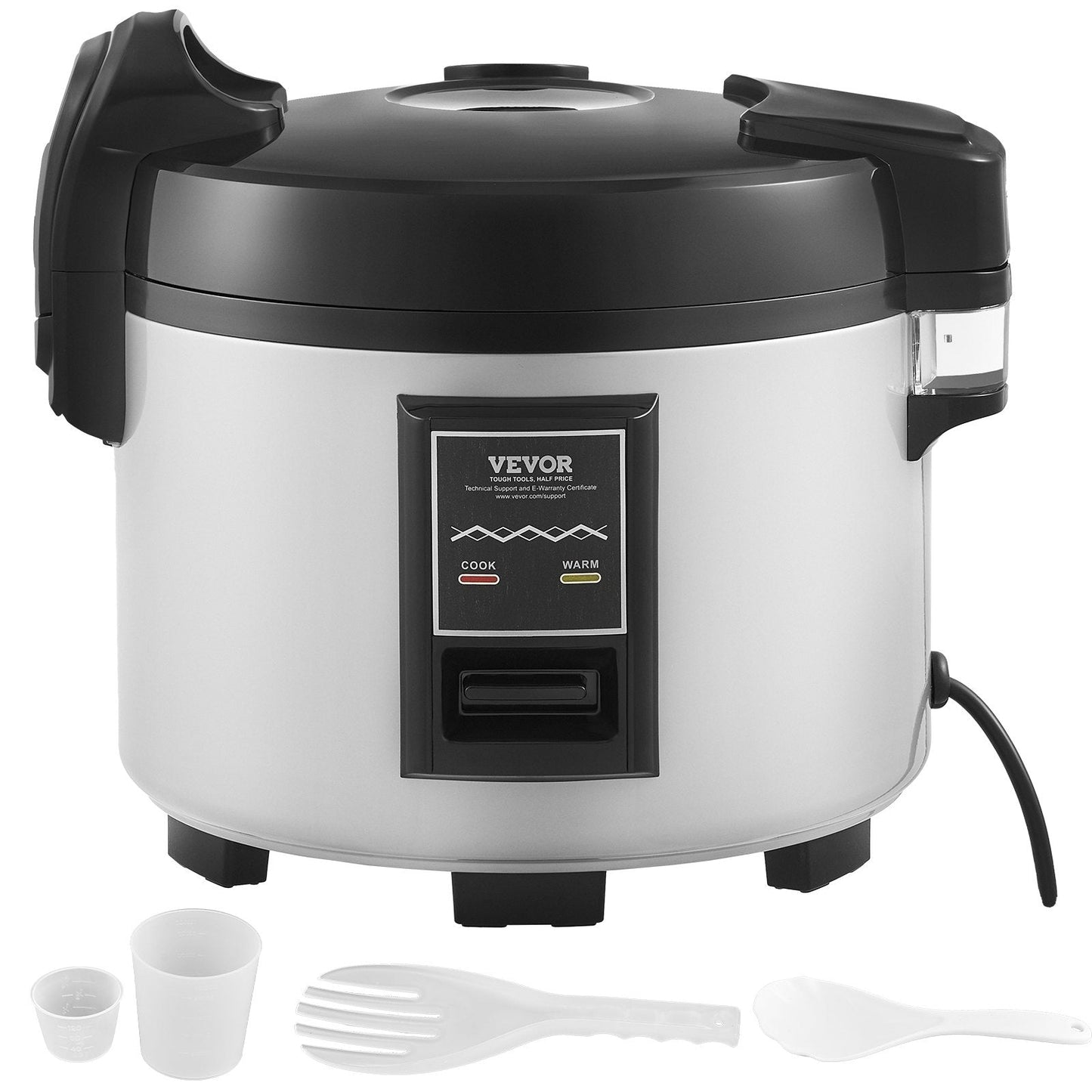 Commercial Rice Cooker 13L, Non-Stick, 12-Hour Warm, User-Friendly Design