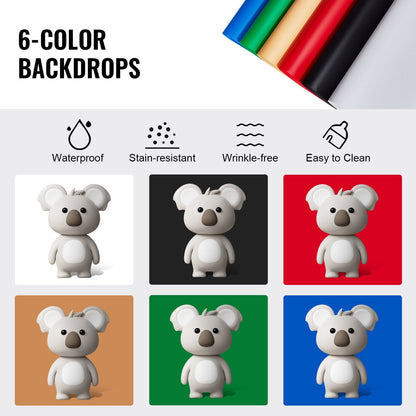 Portable Photo Studio Light Box with Adjustable Color Temperatures (3000-5600K)