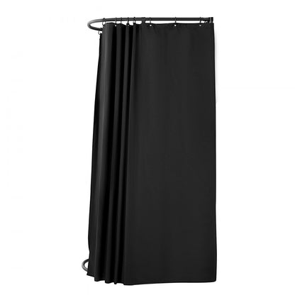 VEVOR Fitting Room Portable Dressing Room 100 x 95 x 200 cm Privacy Space Black