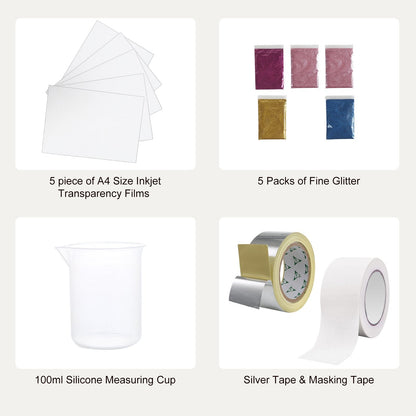 Aluminum Silk Screen Printing Kit with Frames and Accessories for DIY T-Shirts