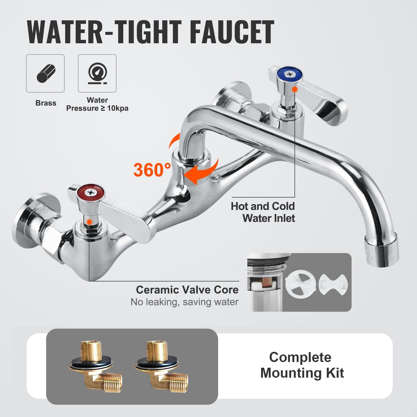 Stainless Steel Prep & Utility Sink, 1 Compartment Free Standing Small Sink Include Faucet & legs, 18"x41" Commercial Single Bowl Sinks for Garage, Restaurant, Kitchen, Laundry