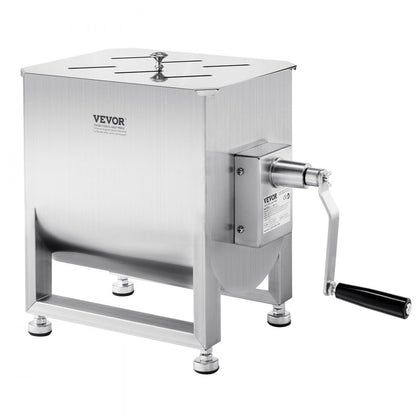 VEVOR Manual Meat Mixer 60L Fixed Tank Mixing Max 60LB for Meat Sausage Mixer