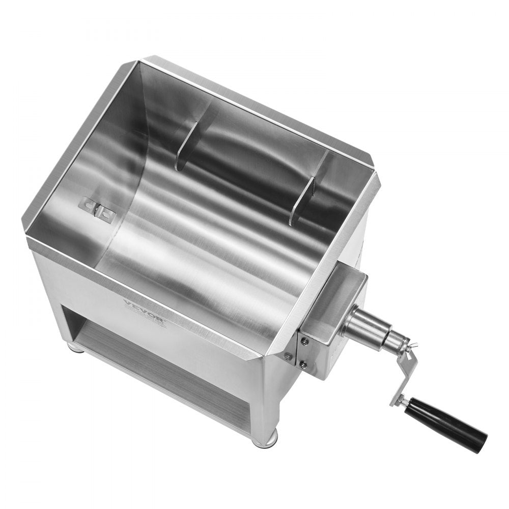 VEVOR Manual Meat Mixer 30L Fixed Tank Mixing Max 30LB for Meat Sausage Mixer