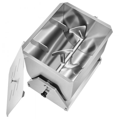 Manual Meat Mixer 30L Tilt Tank Mixing Max 30LB for Meat Sausage Mixer