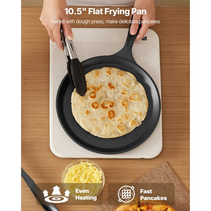 8 Inch Tortilla Press Chapati Maker Roti Dough Maker Heavy Duty Cast Iron
