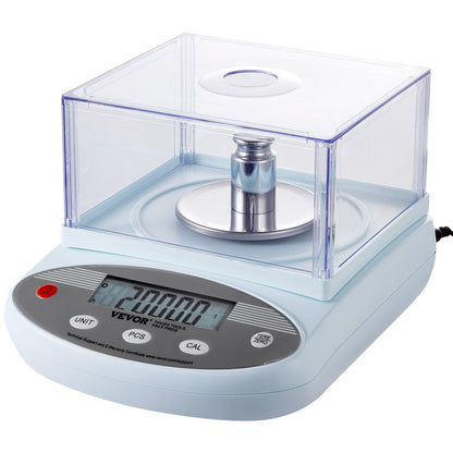 High Precision Lab Scale 0.5 kg x 0.001 g with LCD and Windshield