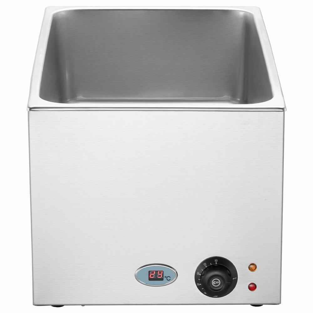 Commercial Electric Food Warmer Countertop Buffet 18L 1200W Bain Marie