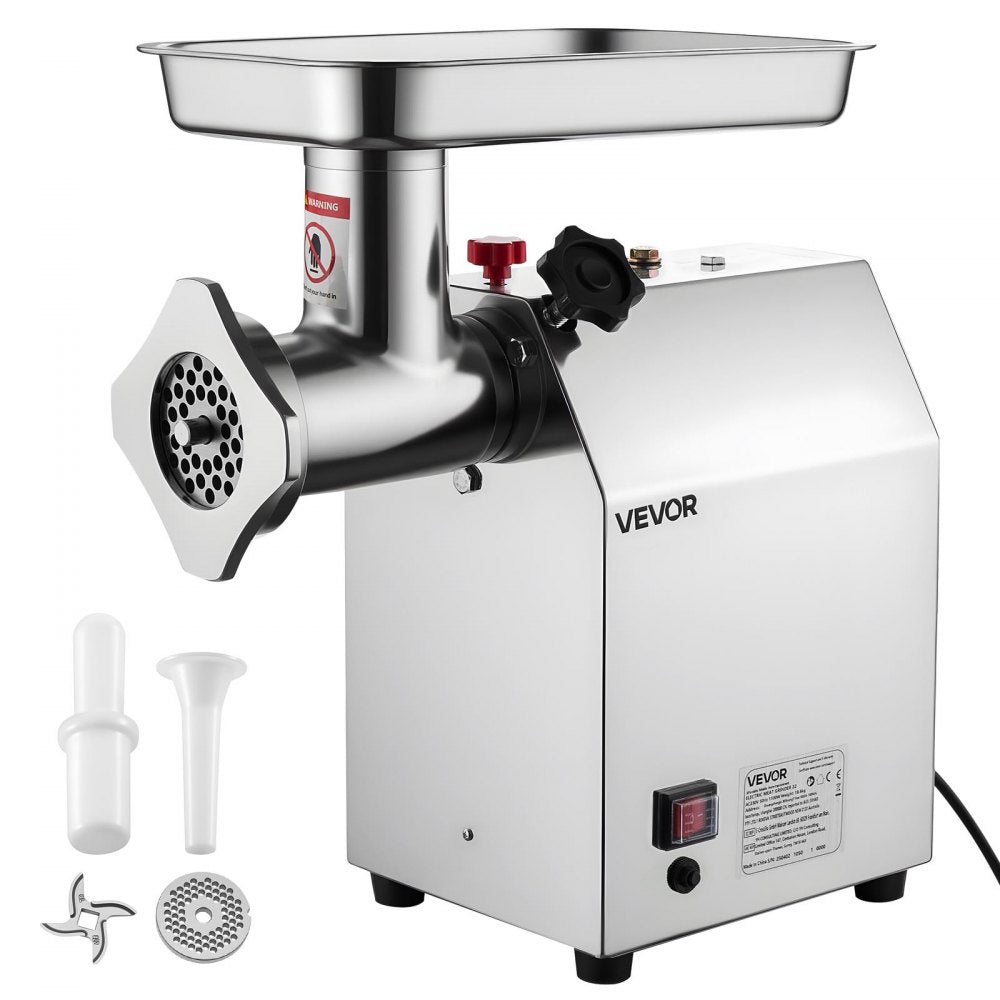 VEVOR Commercial Electric Meat Grinder 9.2 Lbs/Min Sausage Stuffer Maker Kitchen