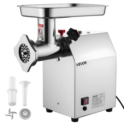 VEVOR Commercial Electric Meat Grinder 9.2 Lbs/Min Sausage Stuffer Maker Kitchen