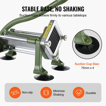 Stainless Steel Vegetable & Potato Chopper with 0.95m Blade, Ergonomic Handle