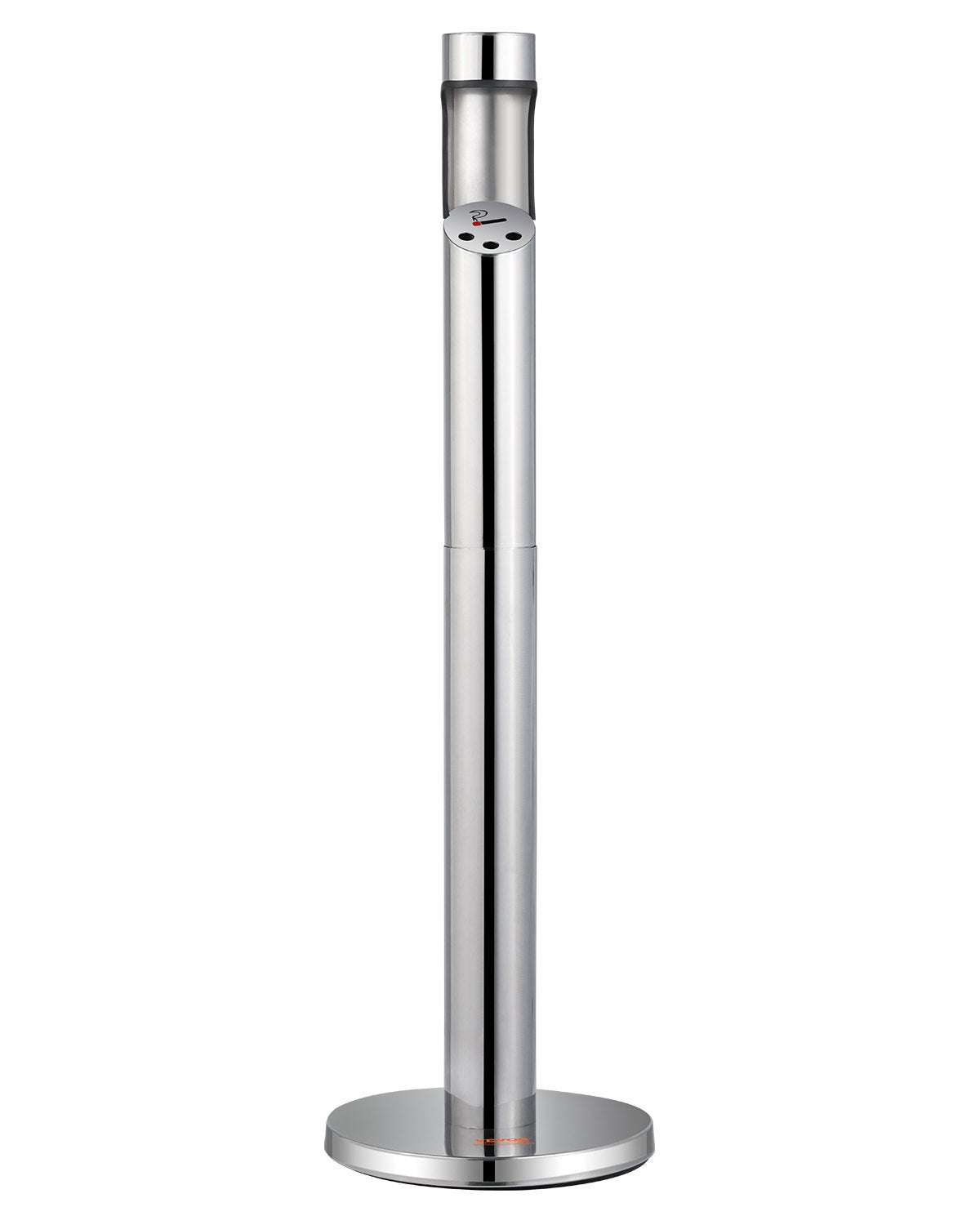 VEVOR Cigarette Butt Receptacle Stainless Steel Cylinder Butt Disposal Silver