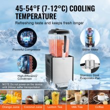 12L Commercial Cold Beverage Dispenser with Efficient Temperature Control