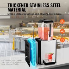 12L Commercial Cold Beverage Dispenser with Efficient Temperature Control