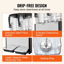 Food-grade PC tanks showcase drinks clearly while resisting damage during commercial service