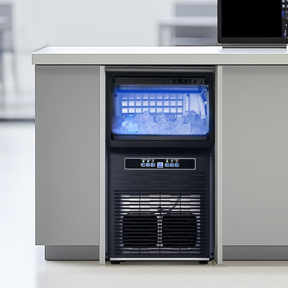 VEVOR Commercial Ice Maker Freestanding Cabinet Machine 70lbs/24H 36 Ice Cubes