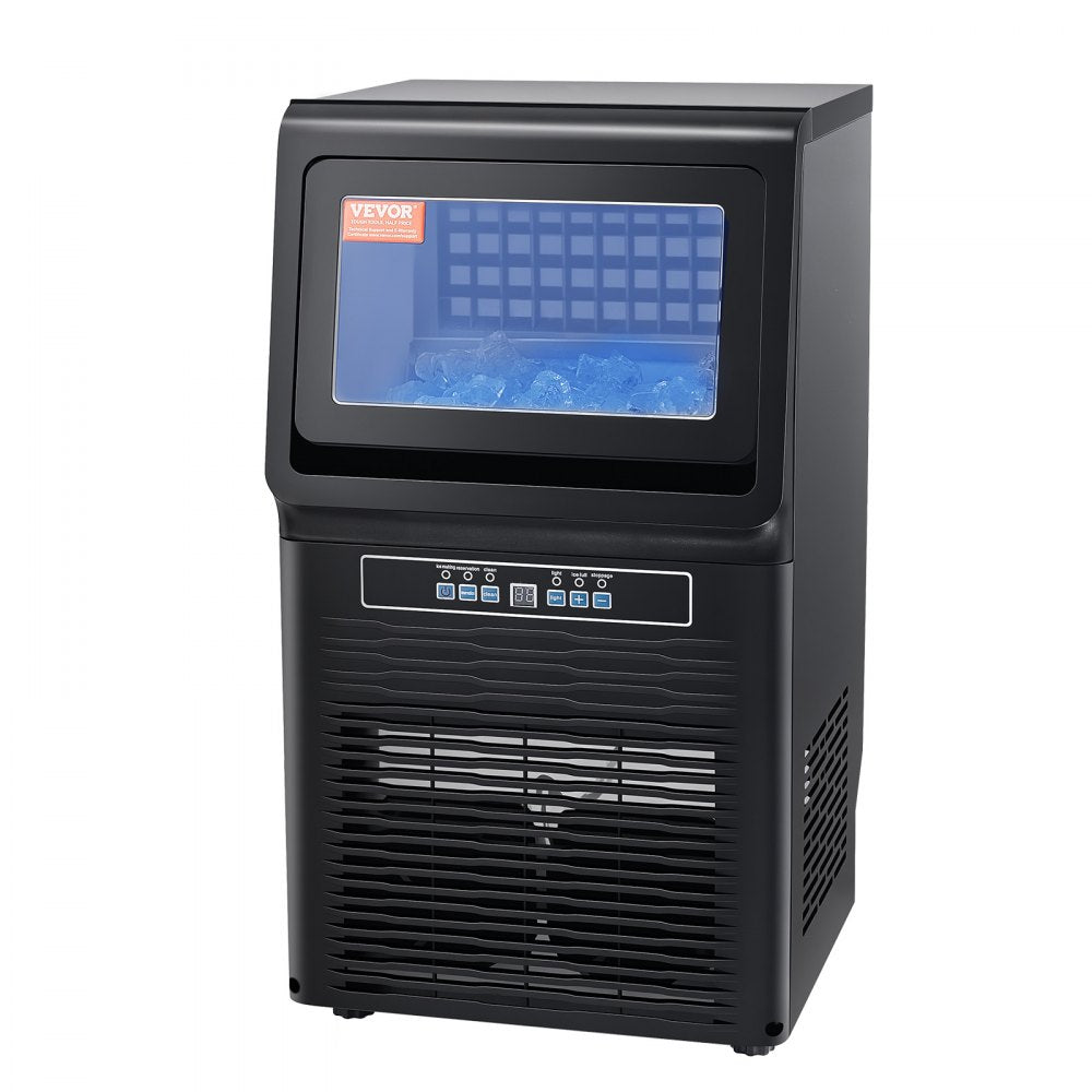 VEVOR Commercial Ice Maker Freestanding Cabinet Machine 70lbs/24H 36 Ice Cubes
