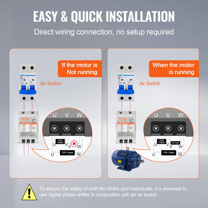 5HP 220V Single to 3 Phase Digital Converter, 1.84 kg, 250x150x135 mm