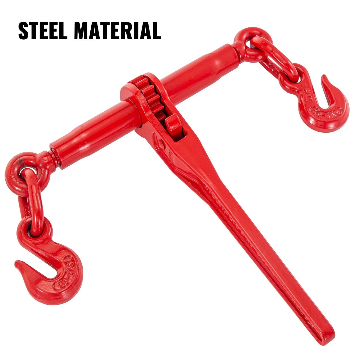 Heavy-Duty Ratchet Chain Binder, 3 t Capacity, 8-10 mm, with G70 Hooks, 2-Pack