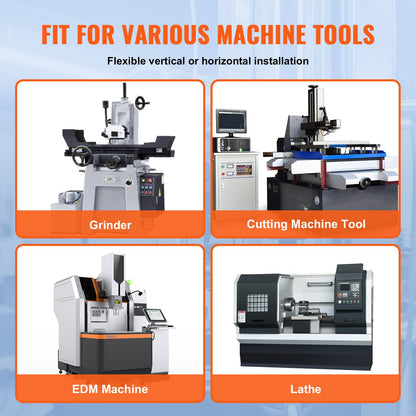 VEVOR Digital Readout, 400 mm & 450 mm & 950 mm, Linear Scale 3 Axis DRO Display