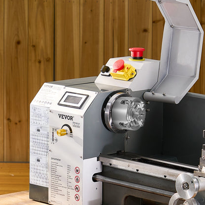 4-Jaw Lathe Chuck, 3 Inch (80 mm), 4-Jaw Independent Chuck, 0.1-3.15 in (5-80 mm) Clamping Range with T-key Fixing Screws Reversible Jaws, HT300 Material, Internal External for Wood Metal Lathe