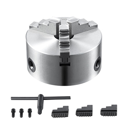 160 mm Self-Centering Lathe Chuck, 3-Jaw, 3.5-160 mm Clamping Range