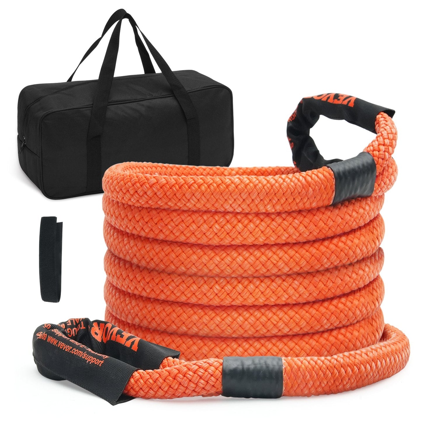 Heavy-Duty 6.1m Kinetic Recovery Tow Rope, 17,237 kg Capacity for Off-Road Use