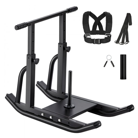 Weight Pull Push Sled Workout Fitness Strength Speed Training Sled Black