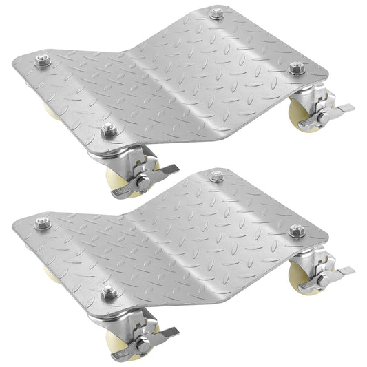 VEVOR 2 Pcs Tire Wheel Dollies 12"X16" Platform Size Wheel Car Dolly 3" Caster Wheel