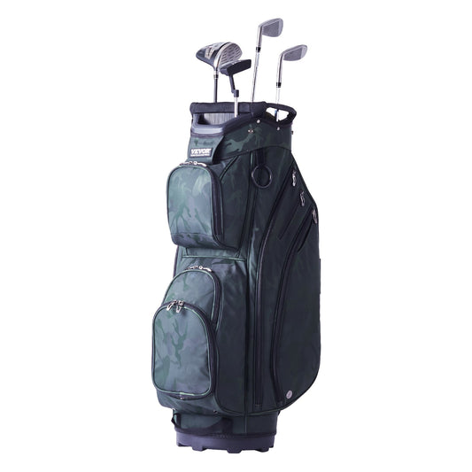 VEVOR Golf Cart Bag with 14 Way Organizer Divider Top, 36” 11 Pockets Premium Nylon
