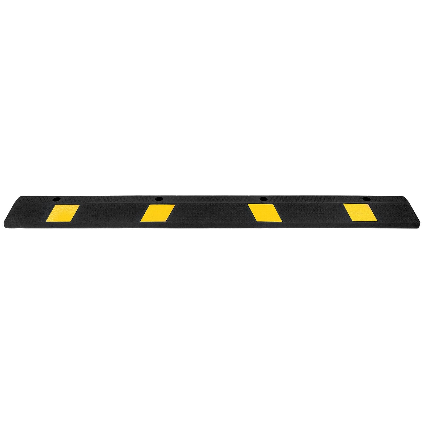 Parking Stopper, 1840 mm Heavy Duty Parking Aid for Garage, Rubber Curb Garage Floor Stopper with Reflective Strips, Vehicles Gadgets for Cars Vans Trucks Tire Wheel Guide Block Stops Bumpers