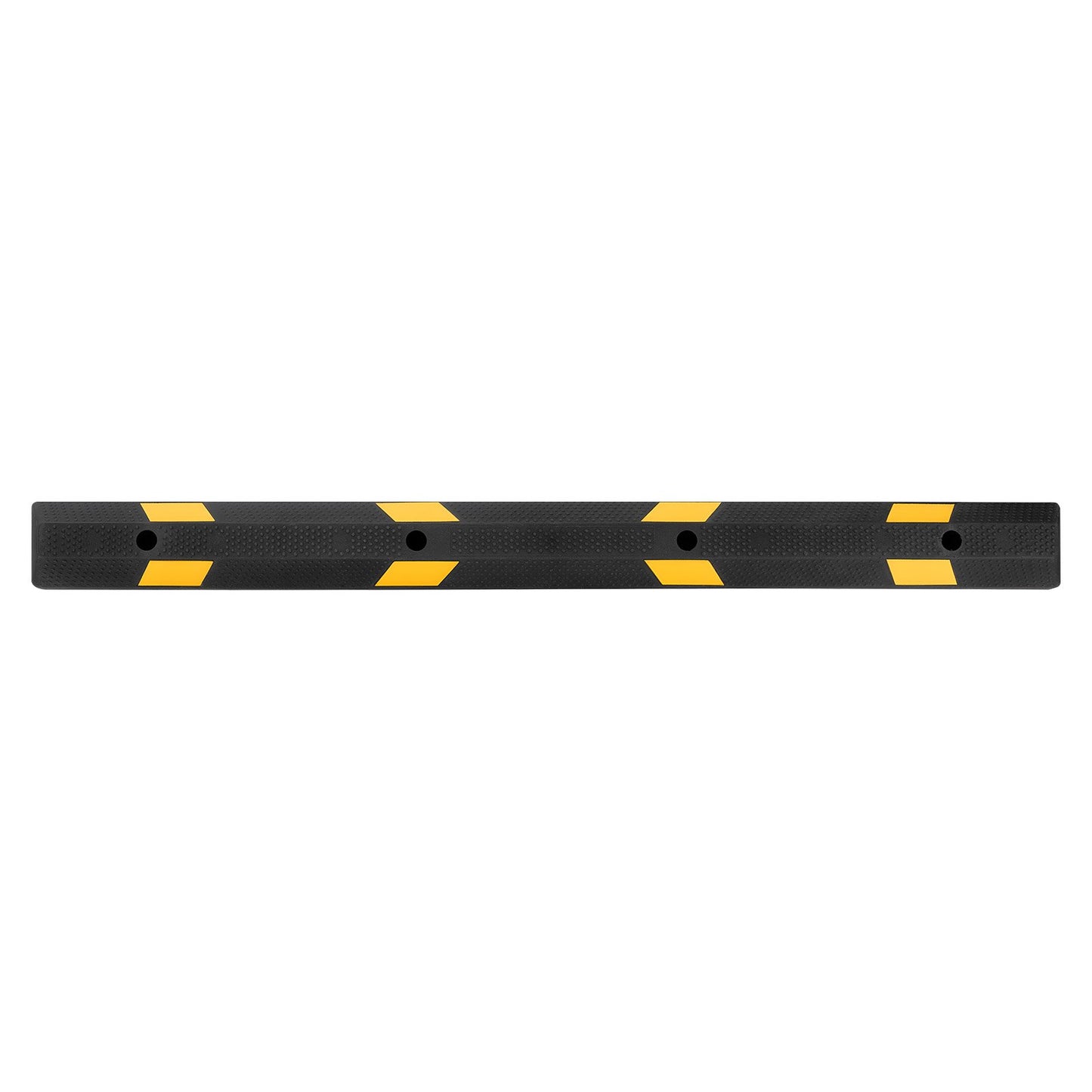 Parking Stopper, 1840 mm Heavy Duty Parking Aid for Garage, Rubber Curb Garage Floor Stopper with Reflective Strips, Vehicles Gadgets for Cars Vans Trucks Tire Wheel Guide Block Stops Bumpers