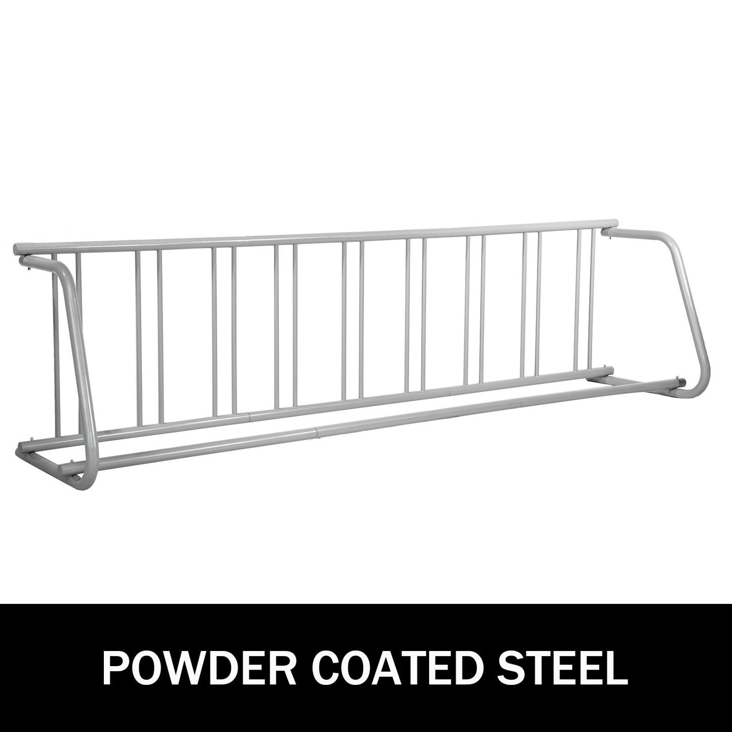 VEVOR Floor Bike Rack 9 Holders Single-side Storage Stand For Garage Street Yard