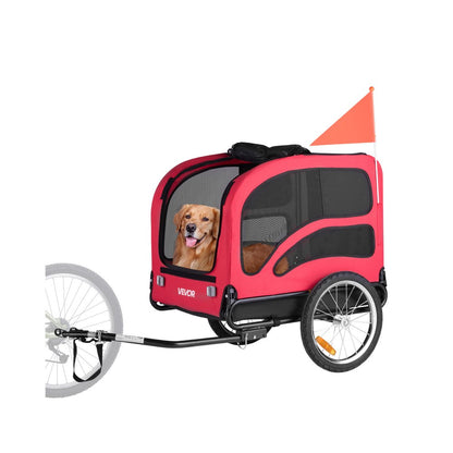 Dog Bike Trailer Pet Bicycle Trailer Cat Carrier 45 kg Water Resistant