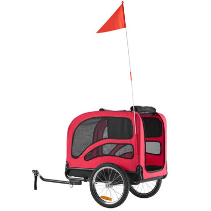Dog Bike Trailer Pet Bicycle Trailer Cat Carrier 45 kg Water Resistant