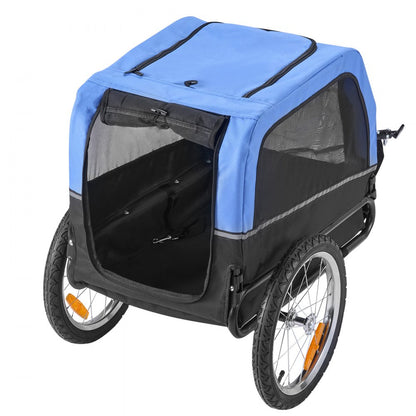 Dog Bike Trailer Pet Bicycle Trailer Cat Carrier 30 kg Water Resistant